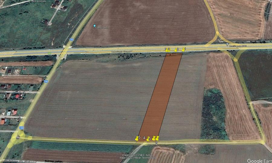 Autostrada Soarelui , iesire Branesti