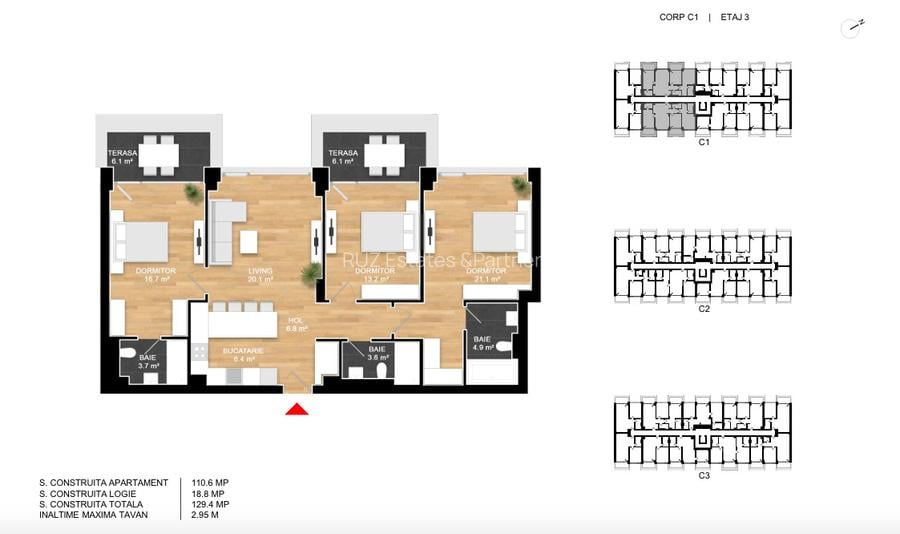 Apartament 4 Camere Pipera | Millo 8 | Modern, gradina & terasa | Investitie - 4