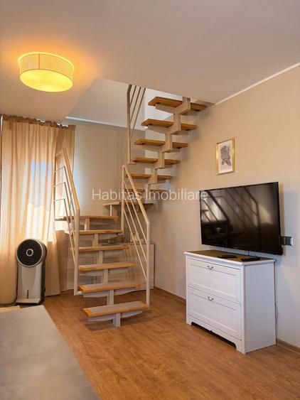 Apartament 3 camere cu scara interioara, mobilat si utilat, parcare