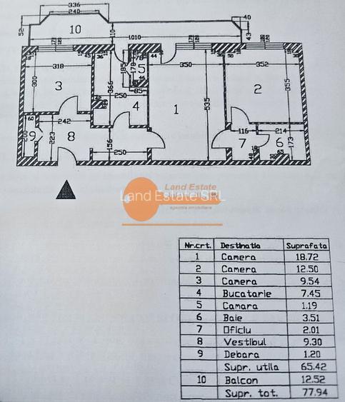 Apartament 3 camere | 78 mp |  Mega Mall - Arena Națională - 1