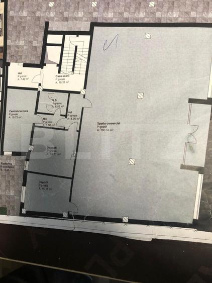 Spatiu comercial, 250 mp, vizibilitate excelenta, 4 parcari, Pod Ira Traian Vuia