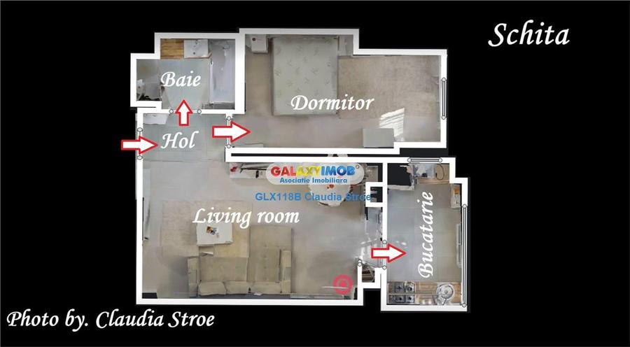 INCHIRIERE APARTAMENT 2 CAMERE CENTERAL ADRESS RESIDENCE