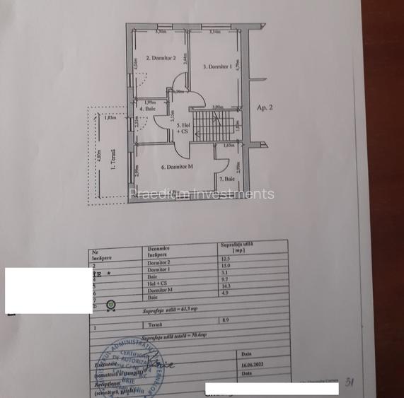 Duplex 7 camere in Europa, teren 260 mp, utili 160 mp - 4