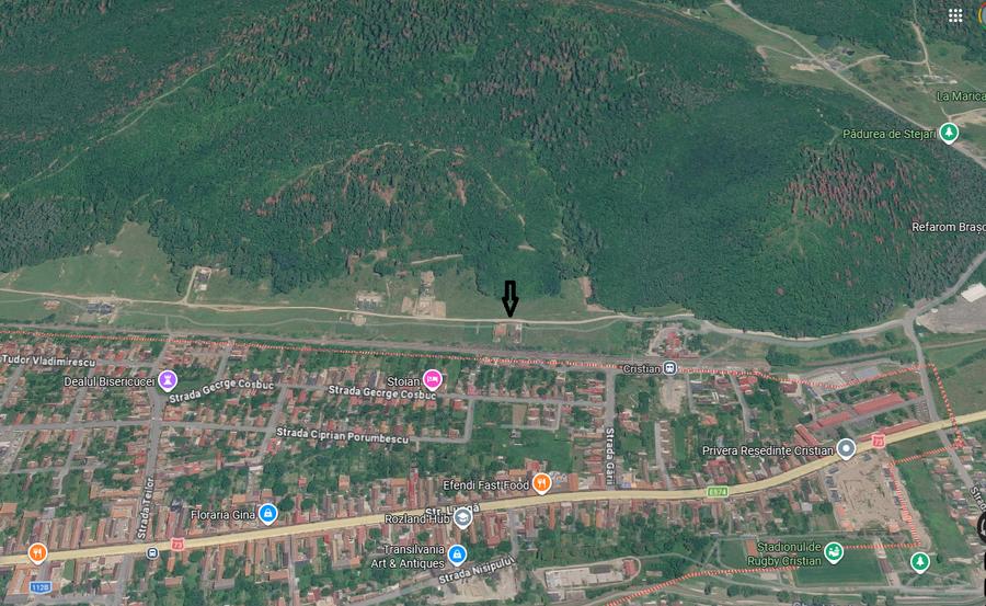 Vindem teren 600 mp in Cristian, zona Garii