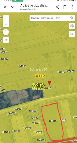 Teren intravilan 8100 mp la  DN13, oras Rupea, jud. Brasov - 2