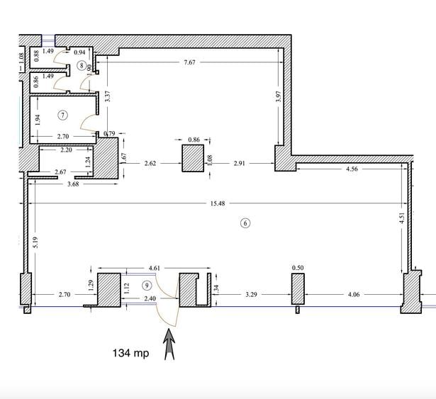 Spațiu comercial | Sos. Stefan cel Mare | suprafata 134 mp | pret 2700 euro