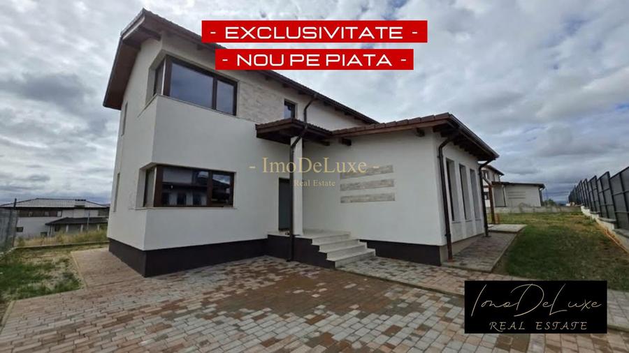 Casa individuala cu 4 camere, 120.4 mp, 612mp teren, terasa, zona de lux, Dezmir