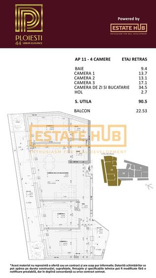 Apartament 4 camere FINISAT | zona Centrala | Parcare inclusa