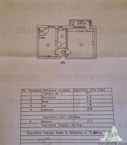 Apartament 1 camera - centru - Braila - vanzare