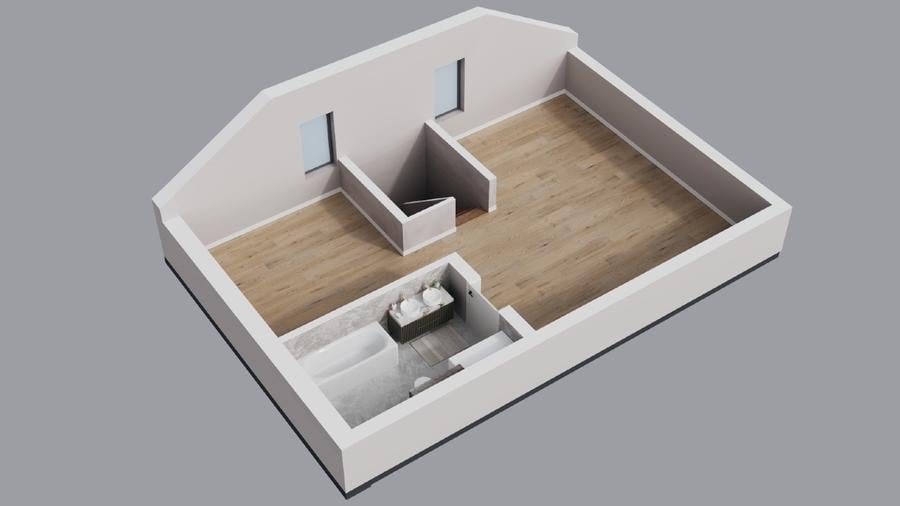 Duplex 1/2 - P+1+M, 160 mpU+terasa, 3 bai, 290 mpT - VANZATOR p. fiz, COMISION 0
