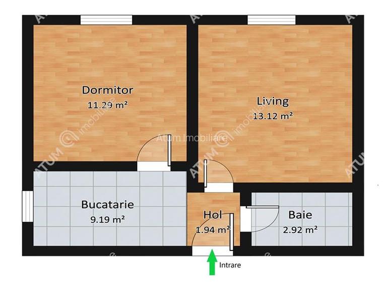 Apartament 2 camere pivnita proprie situat in localitatea Cisnadie - 6