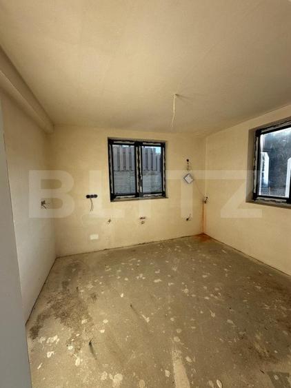 Duplex cu 4 camere, 2 garaje, semifinisat, zona manastirii Floresti