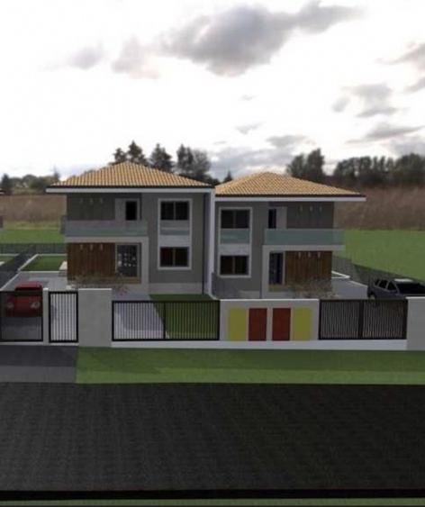 Locuință individuală P+1 (parte din duplex) – 160 mp utili, teren 494 mp