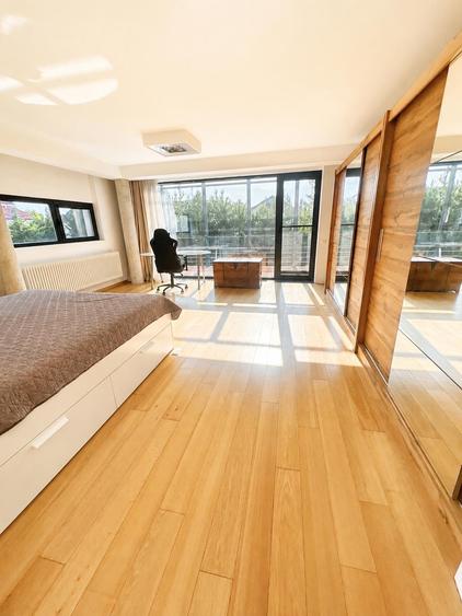 Furnished fully equipped G+2 villa 2014 building, 5 terraces, 700sqm plot Pipera