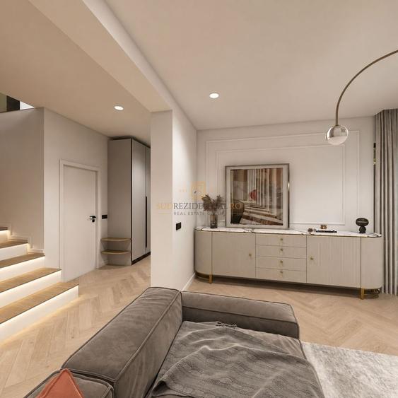 Vila individuala, 4 camere + dressing, finisaje de top, loc de parcare