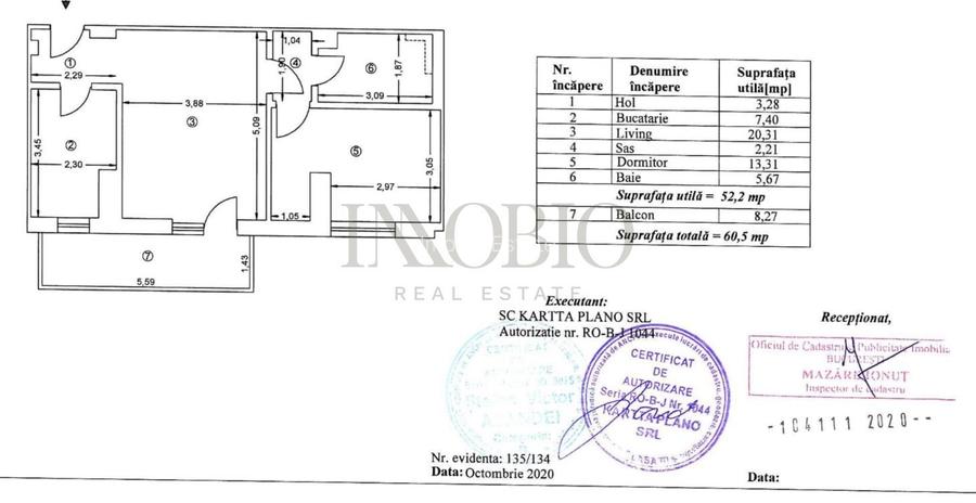 Apartament 2 Camere  | Sisesti | Peak Residence - 13