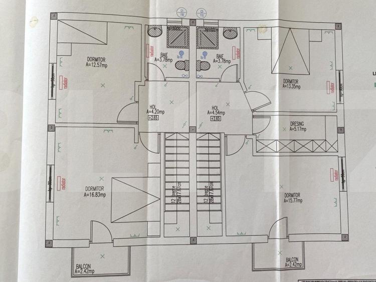 Casa compusa din 2 corpuri, 6 camere, 500 mp teren, Chinteni