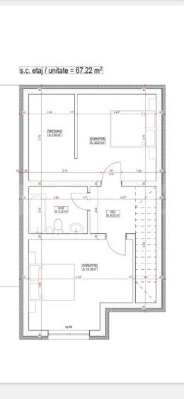 Duplex 4 camere 110mp utili, 290mp teren, Giroc