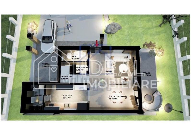 Case Single P+E cu 130 mp și teren 360 mp – Cartierul Arhitecților