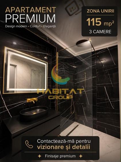 Complex NOU 2023 Langa Piata Unirii & Tineretului 3 Camere 112,8mp