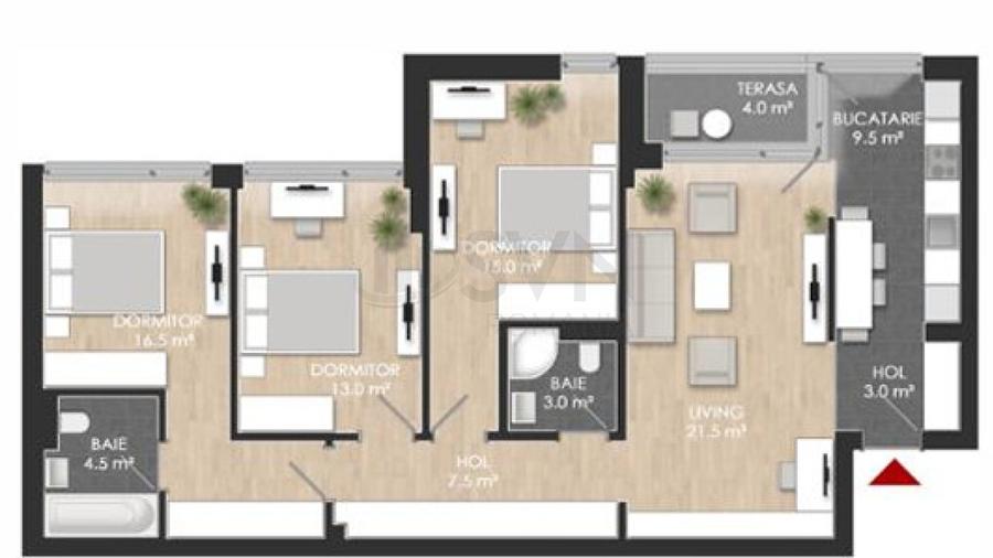 REA1018219 Best Price Atria Urban Resort 4 Camere pret final