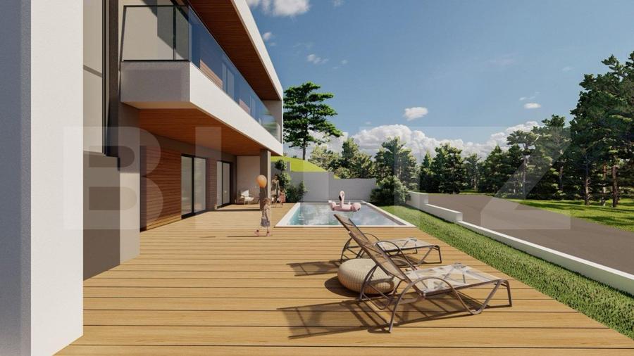 Casa moderna, 4 camere, 115 mp