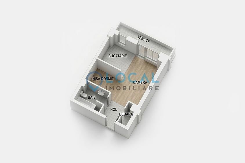 Apartament cu 1 camera + nisa de dormit, Marasti | Zona Iulius Mall