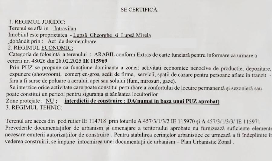 Exclusiv!Teren intravilan industrial - 141.210 mp - Agigea - 40 euro/mp (Cod E8)
