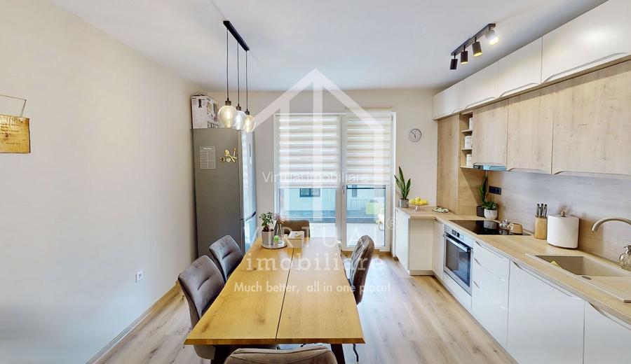 Apartament cu 3 camere + 2 balcoane, 66mp utili, etaj 1/2, Selimbar - 2