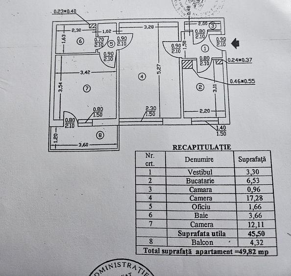 Apartament 2 camere I 1 decembrie 1918 I vanzare