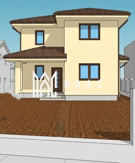 Casă Individuală | 5 camere | 132 MPU | Alb/Roșu | Șura Mică