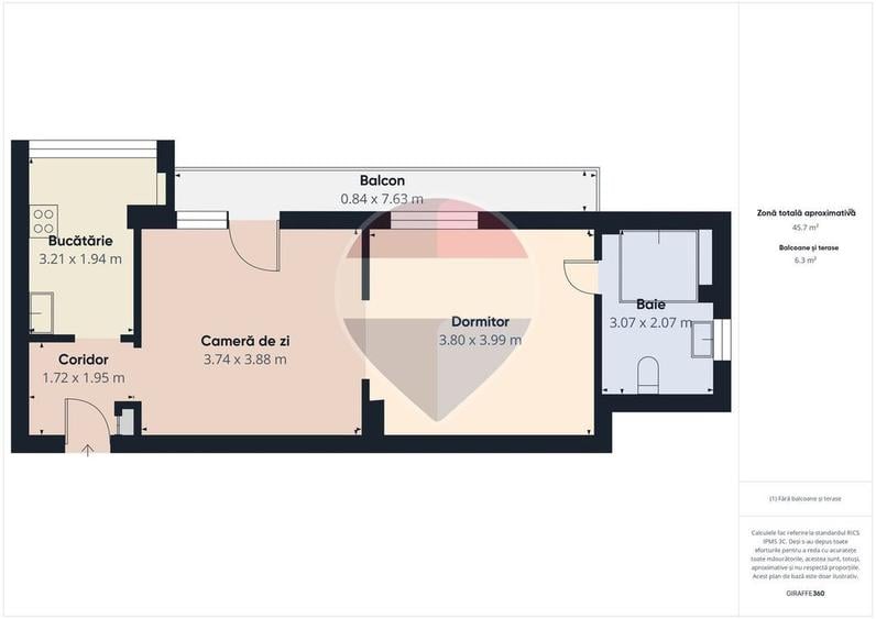 Apartament cu 2 camere de închiriat în zona Capitale