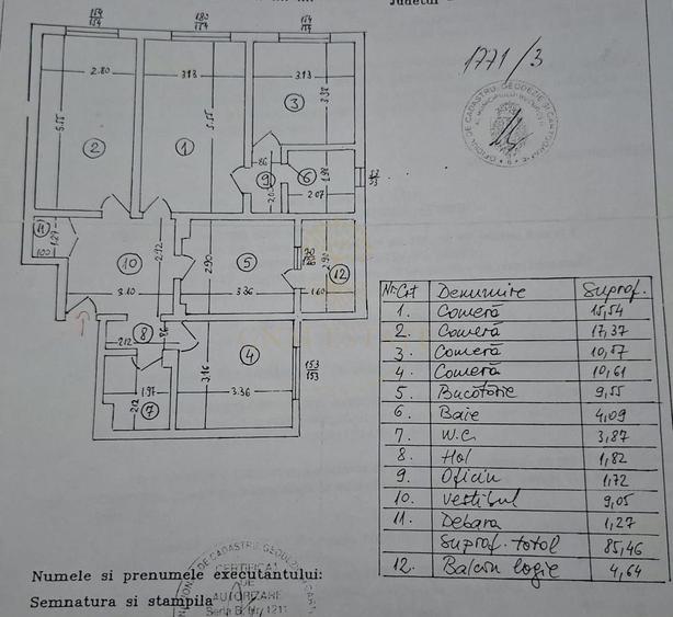 4 Camere 90 m.p. | Centrala Proprie | Metrou Gorjului