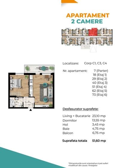 Metrou Berceni 350m - 2 camere tip studio 48.5mp