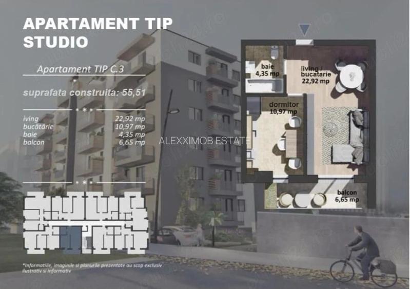 Studio de Vanzare - 47 mp - Berceni (Grand Arena) - 4