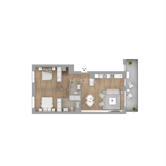 Apartament 3 Camere | HERCESA -Vivenda Prime - 1