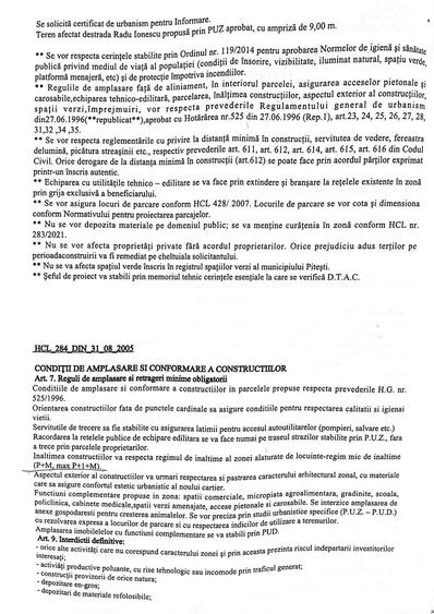 Teren intravilan S=362 mp, Craiovei, Pitesti - idealimob.ro - 3