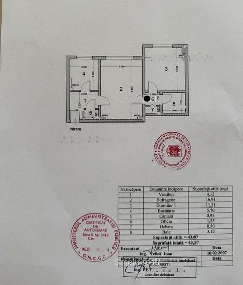 2 CAMERE GARA DE NORD / GRIVITEI / IMOBIL FARA RISC / RENOVAT