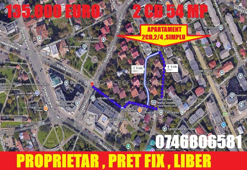 CENTRAL-in spate la Palatul de Justitie , simplu , 2 cd 52 mp , 135.000 euro - 2