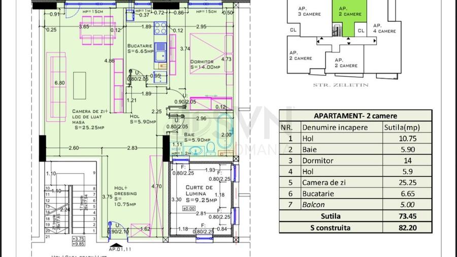 REA1025225 Apartament spatios 2 camere I Aviatiei