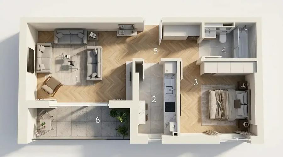2 camere Premium I Ștefan cel Mare | Boxă inclusă