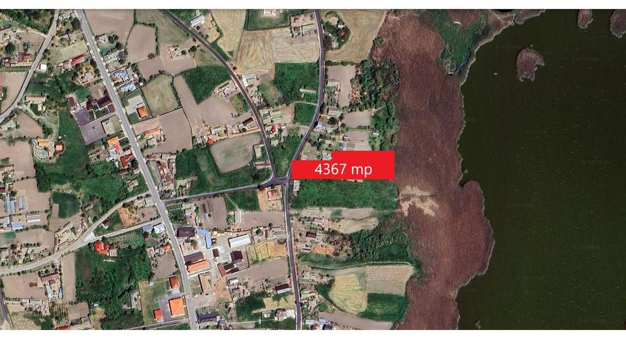 Teren intravilan 4367 mp – Salcioara – deschidere la lac
