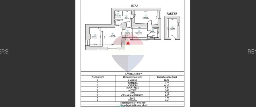Apartament 3 camere de vanzare Calea Manastur langa USAMV si Platinia