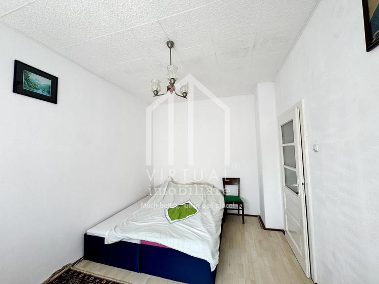 Casa singur in curte, 4 camere, 106mp utili + balcon, spatiu comercial