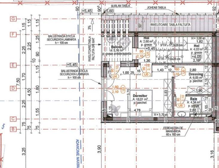 Duplex  4 CAM, SU 127.41 MP, 1 TERASA 1 BALCON DAMBUL ROTUND - 6
