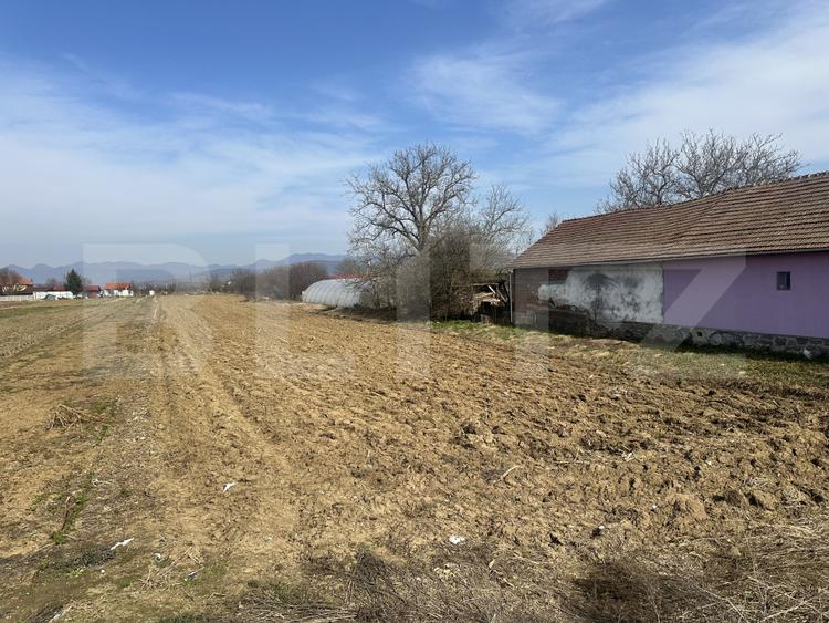 TEREN INTRAVILAN, 4550 MP, CU FRONT LA DN 7 SANTUHALM