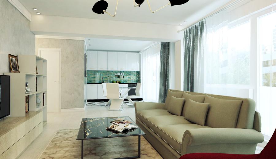 PROPRIETAR  Apartamente 3 camere  lux -1 apartament /nivel  Polona - 5