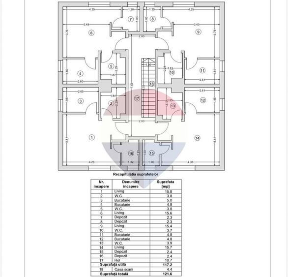 Casă / Vilă de vanzare cu 14 camere, 14 bai, teren 650 mp, 14xparcare
