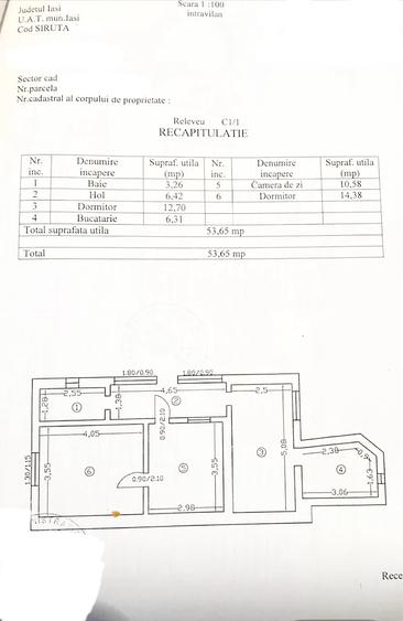 TEREN CENTRAL IAȘI 213 MP + CASĂ DEMOLABILĂ | ZONA MITROPOLIE | UTILITĂȚI | 175.000 €