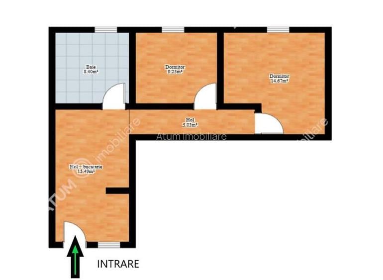 Apartament 2 camere pivnita curte comuna Piata Cluj Sibiu - 7